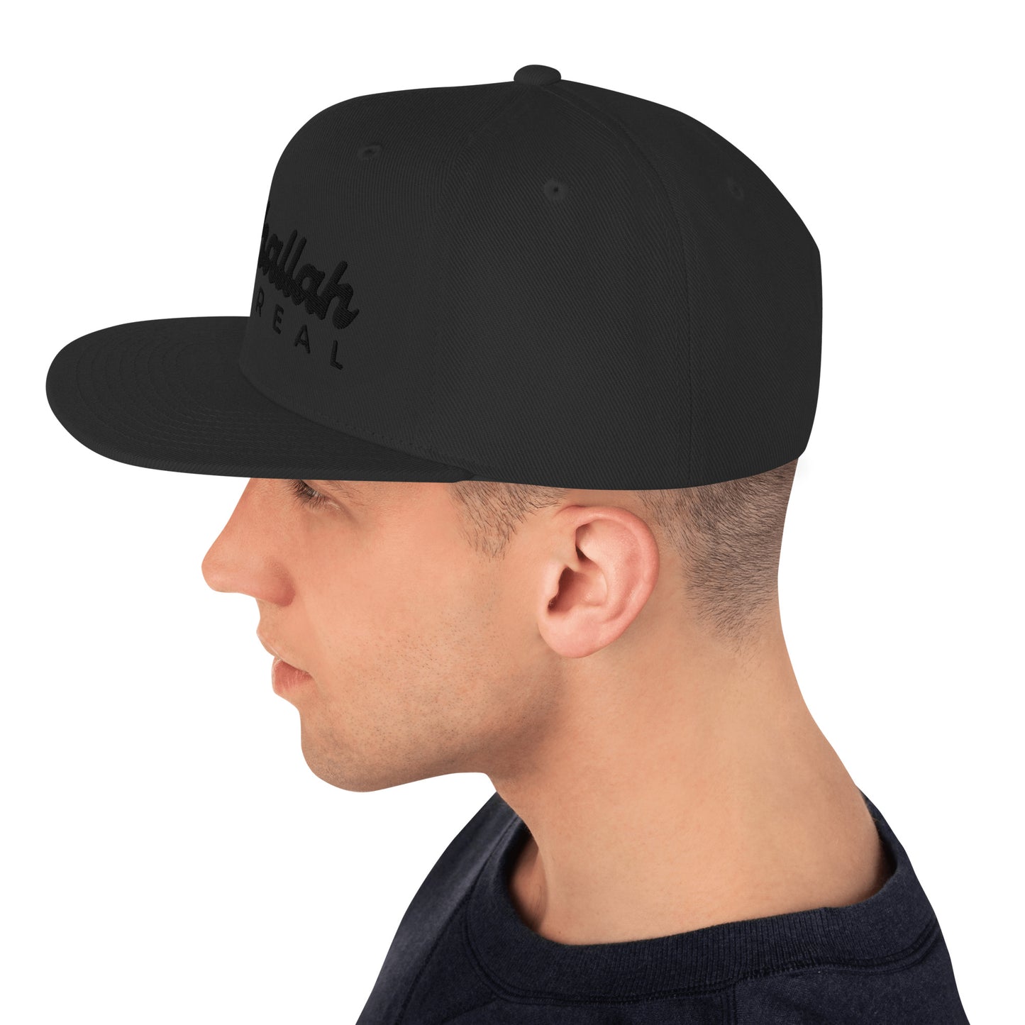 Mashallah for Real All-black-everything Classic Snapback