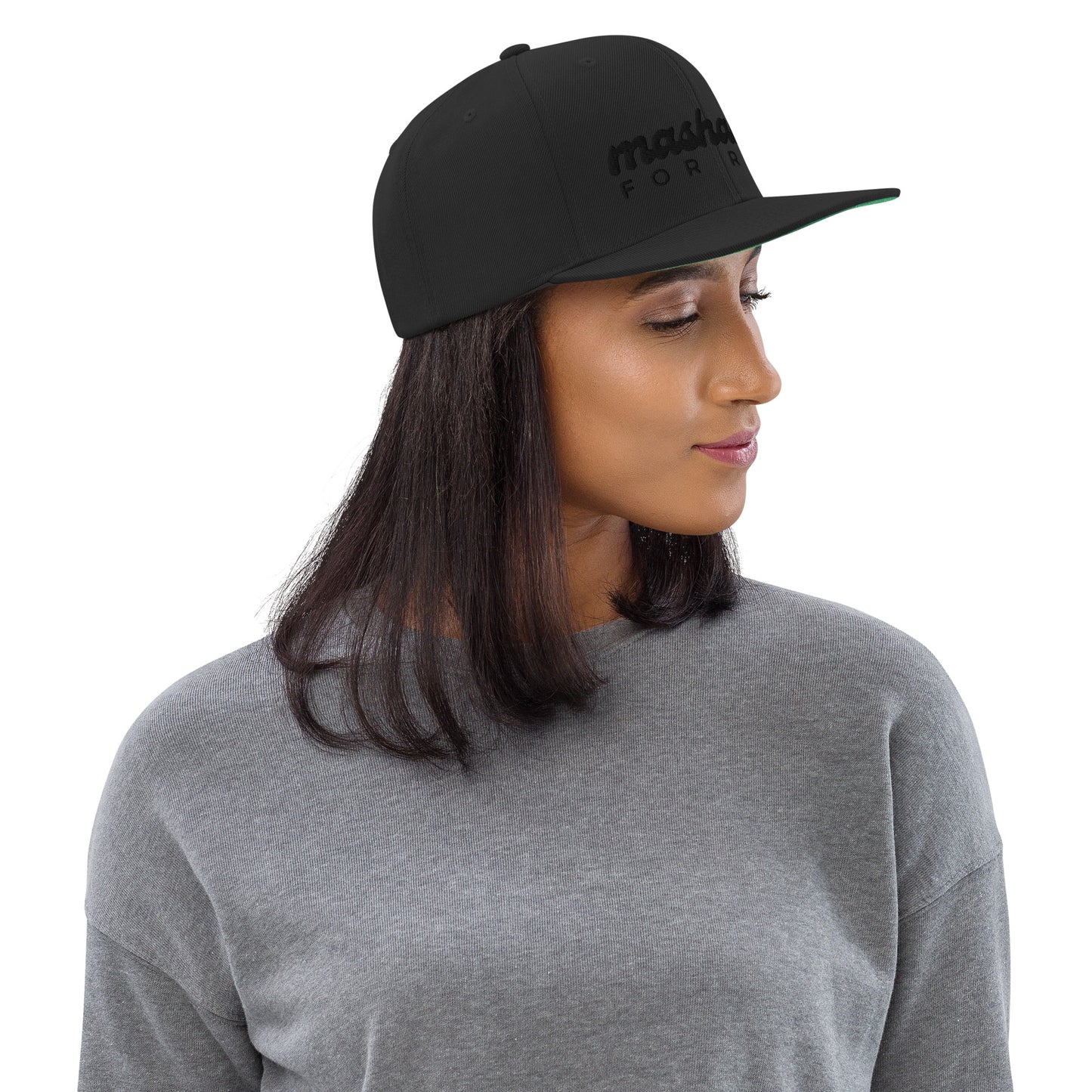 Mashallah for Real All-black-everything Classic Snapback